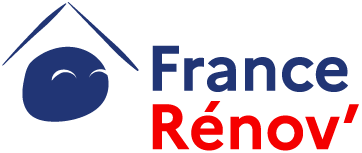Logo France Rénov', le service public d'information sur la rénovation énergétique de l'habitat